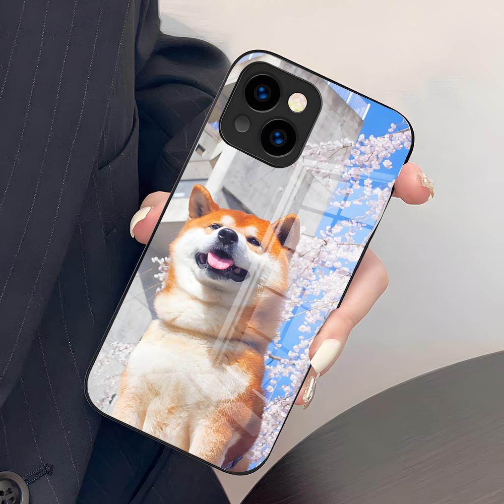 S-Shiba I-Inu Phone Case For IPhone 17 Pro Max 15 Pro 16 14 Plus 12 13 Mini 11 Pro Shockproof Glass Cover