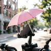 Beach Phone Accessories Umbrella with Suction Cup, UV Protection Mini Cellphone Umbrella, Universal Mobile Holder for Travel Outdoor Sun Shield