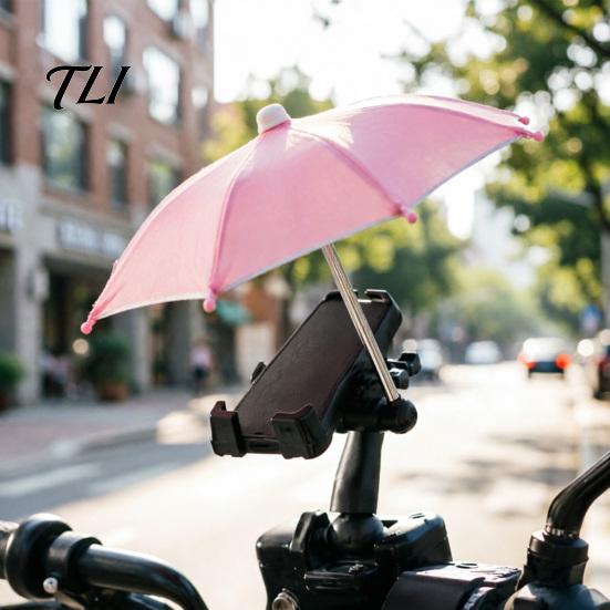 Beach Phone Accessories Umbrella with Suction Cup, UV Protection Mini Cellphone Umbrella, Universal Mobile Holder for Travel Outdoor Sun Shield