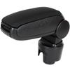 Seat Ibiza IV 08-17 kit APOIO DE BRAÇO PRETO COURO ECO + kit de instalação
