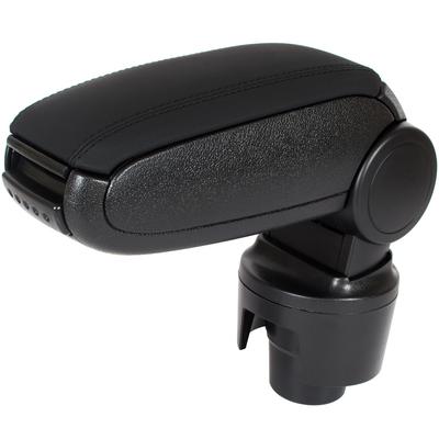 Seat Ibiza IV 08-17 Armrest SET BLACK ECO LEATHER + Installation Kit
