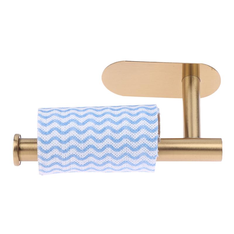 Selbstklebender Handtuchhalter ohne Bohren Edelstahl Toilettenpapierhalter Universeller Aufbewahrungsständer für Zuhause Küche Badezimmer