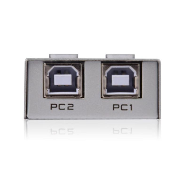 USB2.0 Switcher 2/4 Port Sharing Switcher USB Switcher with 2/4 USB2.0 Ports USB Cable for Printers Keyboards Drives