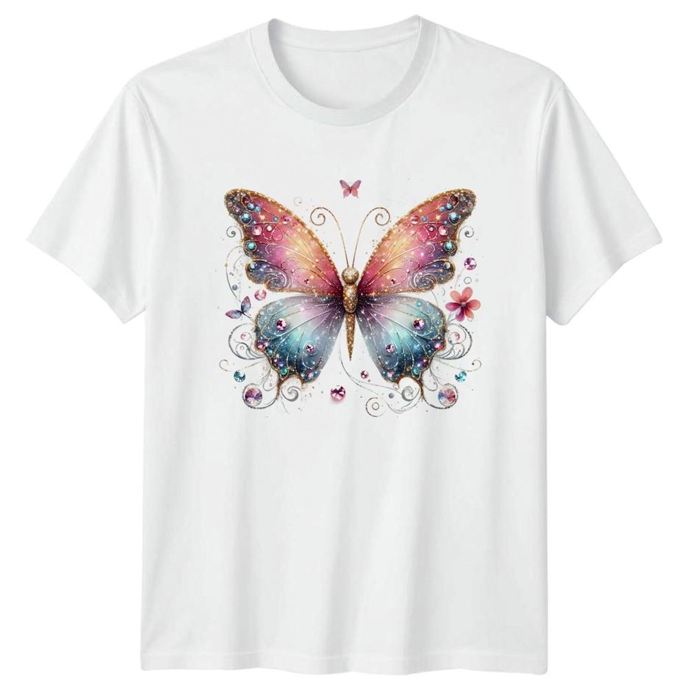 Gemstone Butterfly Animals Butterflies Unisexs TShirt Unisexs Tee Graphic Top S