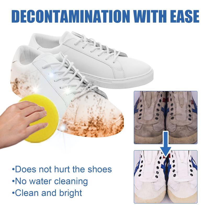 White Shoe and Leather Sofa Stain Remover Multi Purpose Cleaning Cream Yellow Edge Cleaner for Daily Maintenance