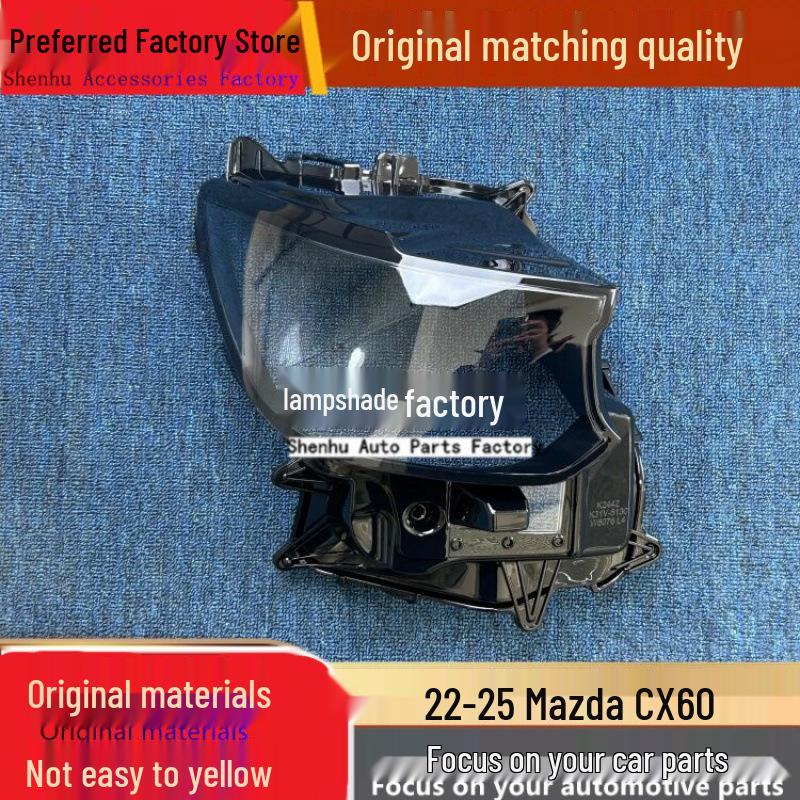 

Transparent Headlight Cover for 2022-2025 Mazda CX-60 Front Lamp Shield Driver s side, standard, no glue