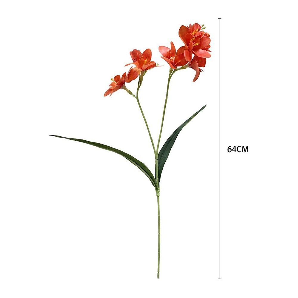 Umělé frézie s reálným vzhledem 64CM Hedvábné květiny Nové umělé květiny Dekorace do obývacího pokoje