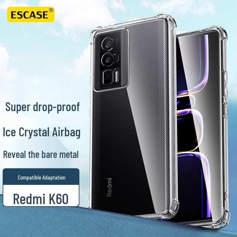 ESCASE противоударный силиконовый чехол для Xiaomi Redmi K60/K60 Pro