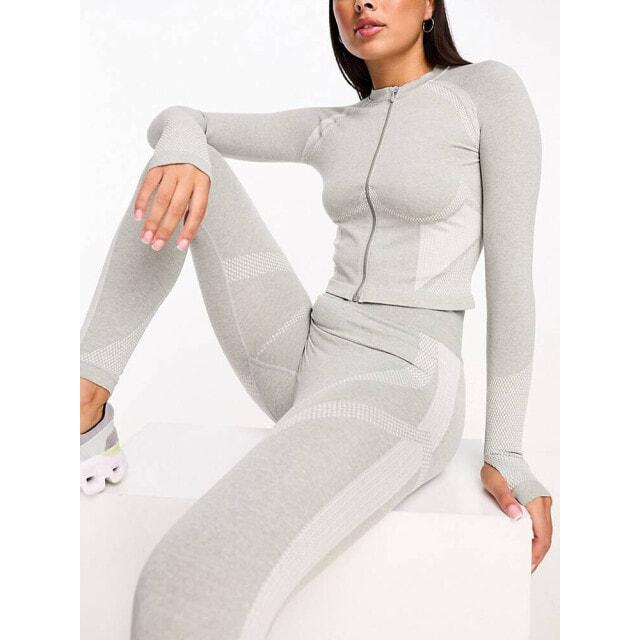 

Короткая бесшовная молния с длинными рукавами ASOS