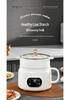 Smart Ceramic Glaze Rice Cooker: Multi-functional Large Capacity Steamer & Fryer with Double Layer Design.