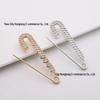 Luxurious Pearl & Rhinestone Alloy Brooch: High-End Fashion Accessory for Sweaters, Scarves, and Waist-Cinching.