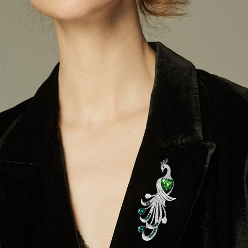 Peacock Spirit Brooch, High-End Corsage, Vintage Brooch, Clothing Accessories For Women