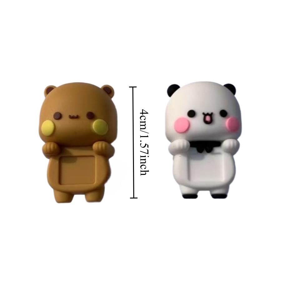 Niedliche Bubu Dudu Actionfiguren Kawaii Yier Panda Bär Handy Auto Ornament Cartoon Anime Puppen Bildschirmdeko