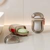Plastic Soap Dish Travel Box Holder Container with Lid Durable Soap Case Strong Sealing Organizer Bathroom Home Outdoor Hiking