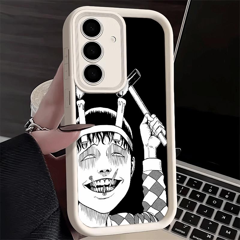 Phone Case for Samsung Galaxy A17 A16 A15 A14 A13 Japanese Horror Anime A56 A36 A26 A55 A35 A25 A54 A34 A24 A53 A33 A23 A07 A06