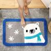 Badezimmerteppich Niedlicher Cartoon Beflockter Teppich Bequem Rutschfest Stark Saugfähig Fußmatte Schlafzimmer Wohnzimmer Teppich