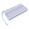 Mini Keyboard Piano Toy with Colorful Lights Toddler Pocket Travel Piano Keyboard Portable Musical Instrument Toy