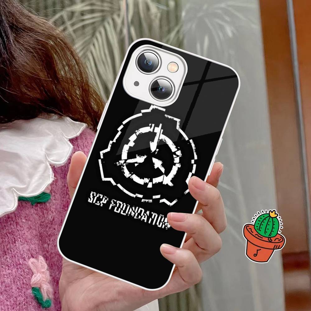 SCP Foundation Game Sci Fi Tempered Glass For Iphone 14 13 12 11 Pro Mini XS MAX 14Plus X XS XR Fundas