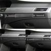 Carbon Fiber Co-pilot Water Cup Holder Trim Strip For BMW E60 5 Series 2004 -10