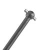 2 Pcs 101mm Metal Dog Bone Drive Shafts for FS 53633   51805   51806 1 10 Scale RC Car (Black)