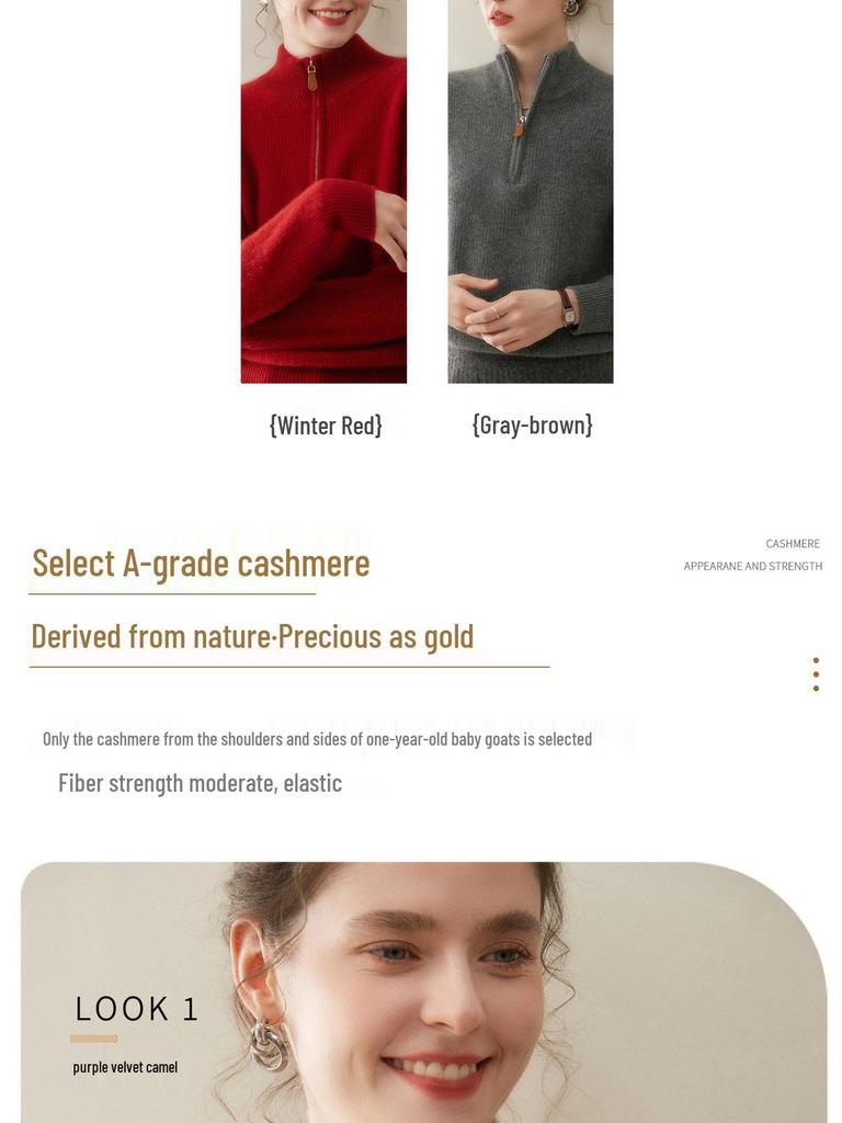 Autumn Winter Cashmere Knit Base Layer Shirt: Soft, Comfortable, Versatile, and Slimming.