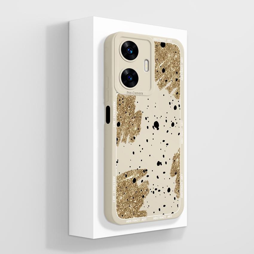 Beautiful Love Heart Phone Covers For Realme C55 C35 C25 C20 C15 C11 C21Y C25Y Soft Liquid Silicone Bumper Anti Drop Protection Case For Realme Casing