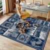 Office Carpet Dallas Football Fanatic Couch Rug, Chair Mat Protection
