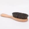 Horsehair Clothes & Shoe Brush with Solid Wood Handle for Dust Removal