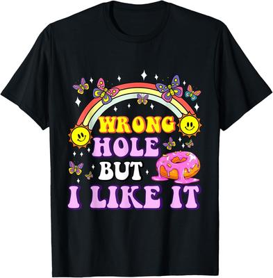 Złe Dziurki Ale Mi Się Podoba Zabawny Brudny Humor Dla Dorosłych Żarty Pączek Koszulka Unisex Męska Damska Koszulki Top
