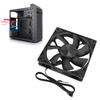PC Case Fan 120mm PWM NaIntelligent Control MFDB Bring Case Cooling Fan with 4 Pin Extension Cable 12V