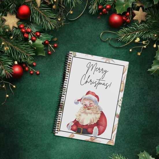 Christmas Gift Card Book Reusable Gift Card Album College Student Gift Card Holder Spiral-Bound DIY Present for Friends Family