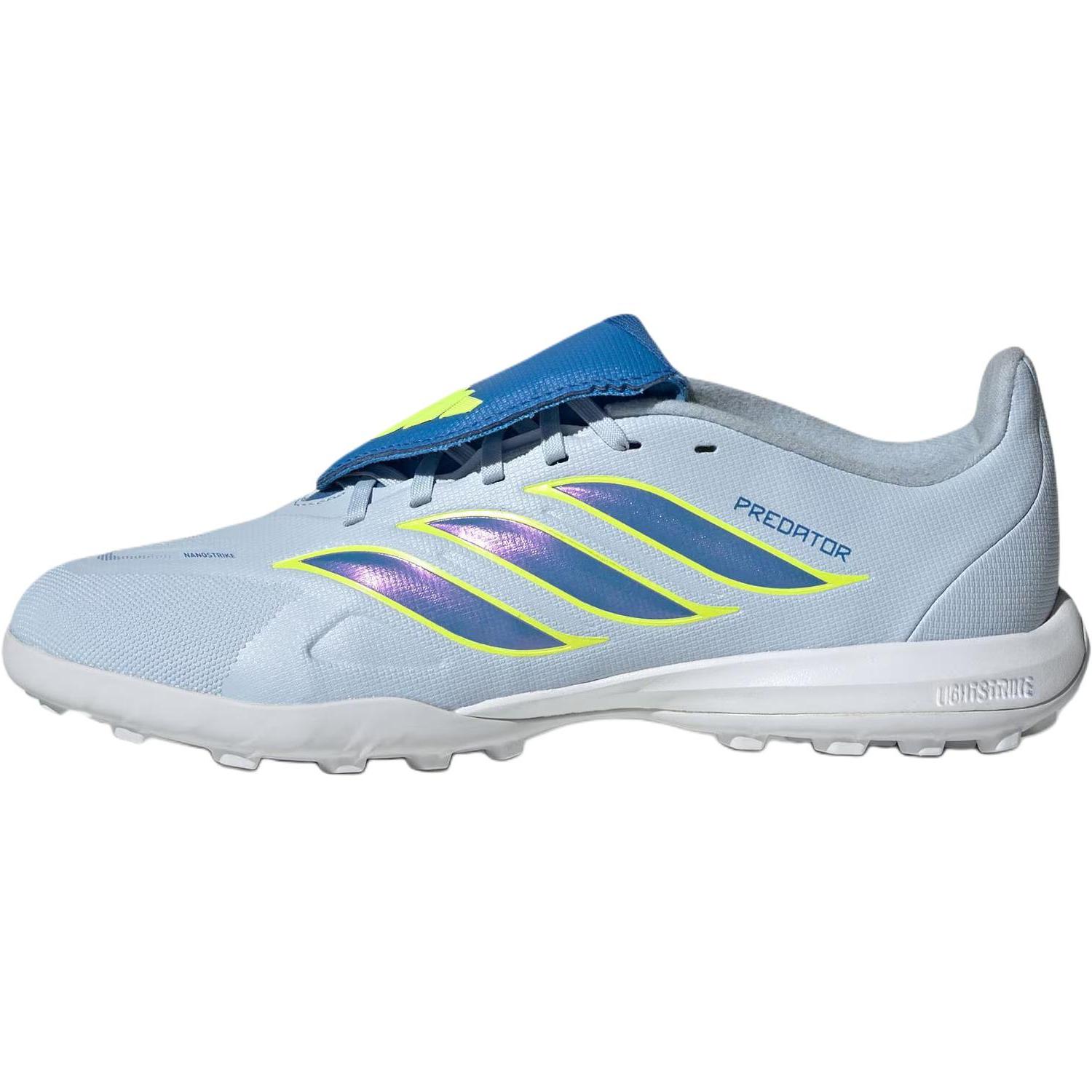 Adidas Predator League FT TF Comfortable Fit Artificial Turf Outdoor Firm Ground Low Top Soccer Shoes Crystal Blue Kids Kids soccer shoes JR7916 33