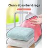 Kitchen Microfiber Dish Cloth With Water Absorption For Pots And Bowls