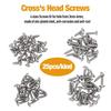 Automotive Screws And Clips, 100PCS Car U‑Clips Nuts 6/8/10/12 Assortment Interior Trim Fasteners With Stainless Steel Screws For Dash Door Panel