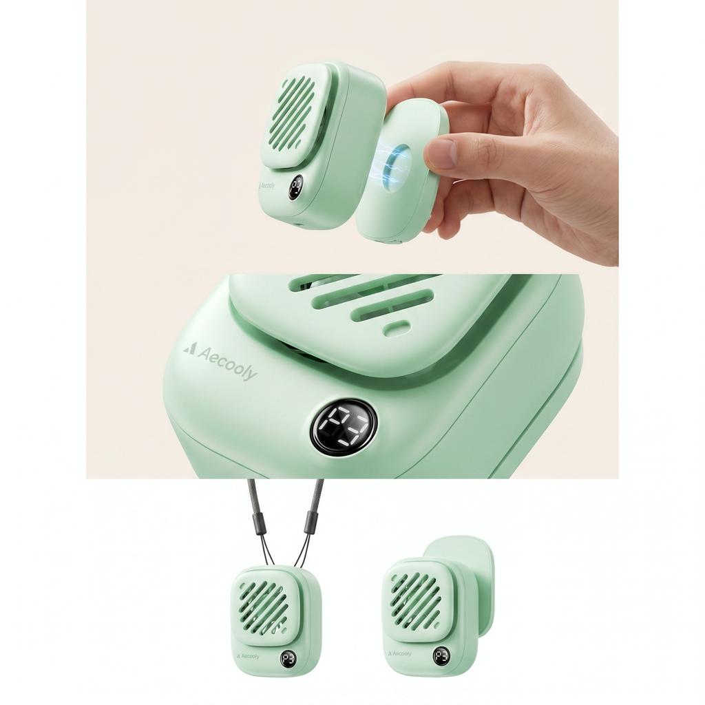 Magnetic Fan Portable Rechargeable Desk Fan for and Outdoor