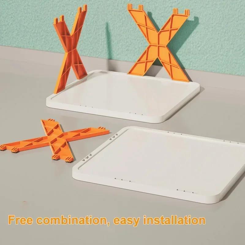 Rafturi pentru încălțăminte Organizator de depozitare Rafturi detașabile pentru pantofi Salvează Raft de uz casnic al familiei Raft cu mai multe straturi Raft simplu pentru pantofi Dulap de culoare