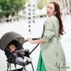 Aprica Lacuna Air Plus A-Type Stroller, for ages 1 month to 36 months, lightweight, reversible, automatic 4-wheel drive (gray) [2024 model]