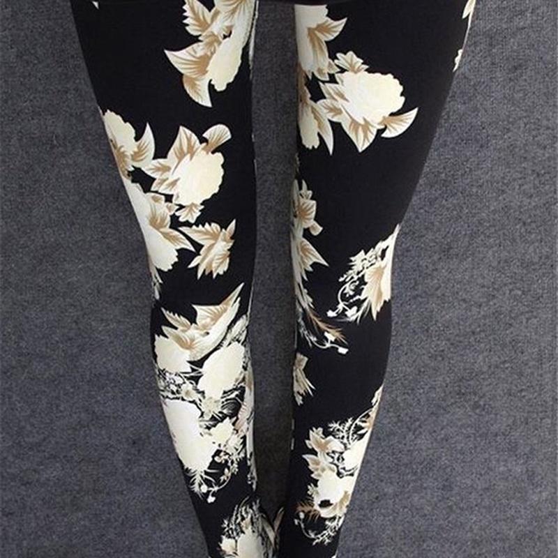ladies floral leggings