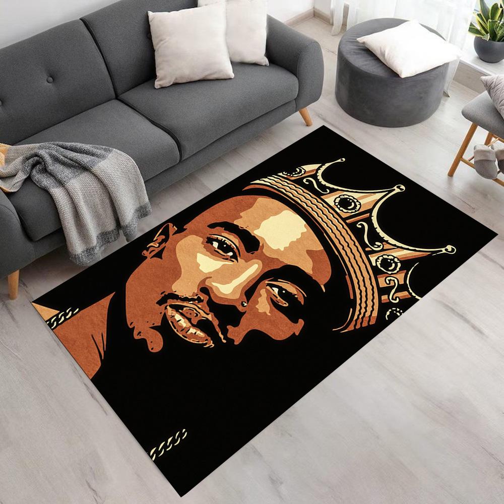 2pac Floor Mat Perfect for Outdoor Living Rooms Playrooms Bedrooms Antislip Carpet Decorate Offices Luxury Gift for Birthday, Christmas, Wedding