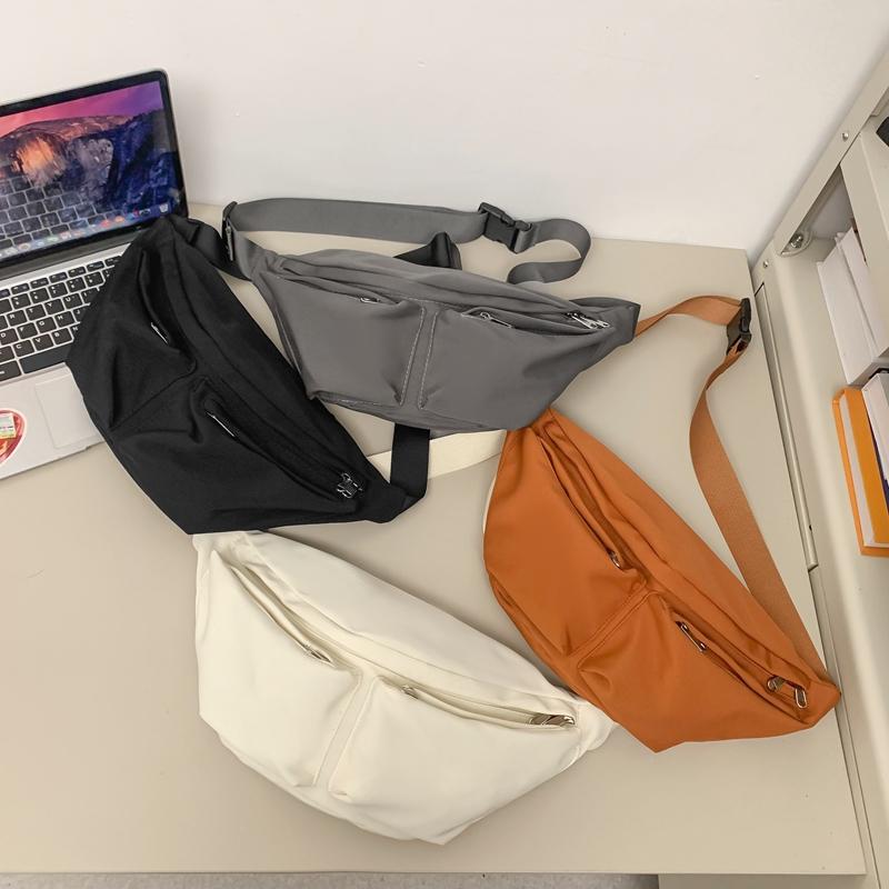 Chest Bag Men's Crossbody Bag Sports Waist Bag Women's Water-Repellent Shoulder Bag Mobile Phone Bag