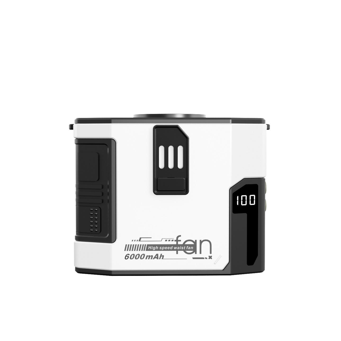 

High-Speed Portable Waist & Neck Clip Fan: Strong Wind, Long Battery Life 95*50*80 mm