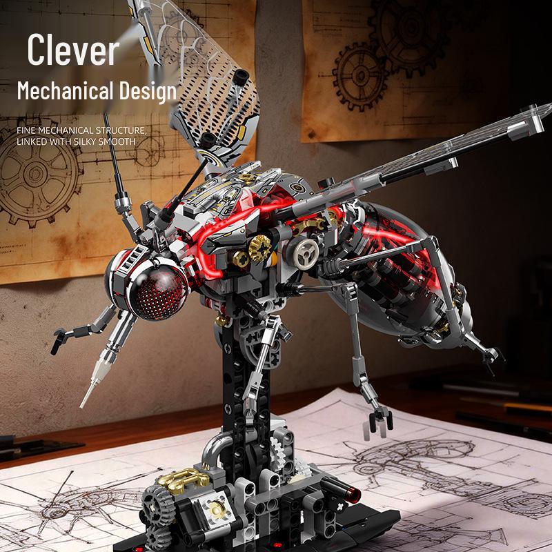 Beauty and 13104 Mosquito Building Blocks: Educational Science Toy for Kids, Insect and Animal Theme Ornaments, Small Particle Construction Set.
