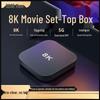 2025 8K Wireless Network Set-Top Box with Screen Mirroring and Clear Play TV Functions