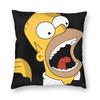 Homer In The Bushes Simpsons Pillowcase Soft Polyester Cushion Cover Gift Throw Pillow Case Cover Home Dropshipping 45*45Cm