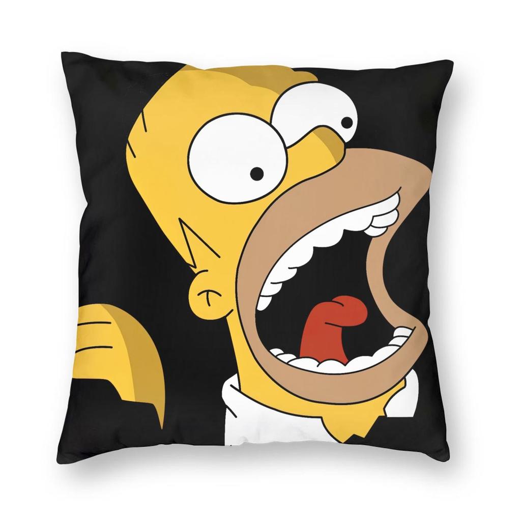 Homer In The Bushes Simpsons Pillowcase Soft Polyester Cushion Cover Gift Throw Pillow Case Cover Home Dropshipping 45*45Cm