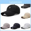 B Logo Shield Duckbill Hat Cotton Trendy Embroidered Adjustable Sunshade For Casual Wear