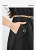 Summer New Fashionable Sleeveless Pleated Elastic Design Casual Temperament Dress