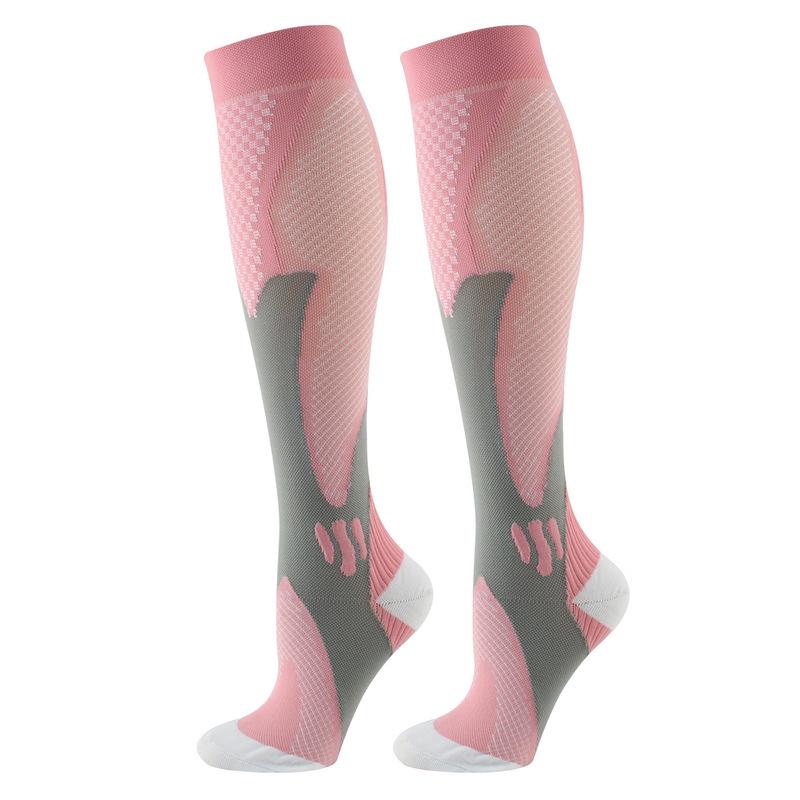 Breathable Non-slip Calf Compression Socks for Sports, Marathon, Aerobics, and Running