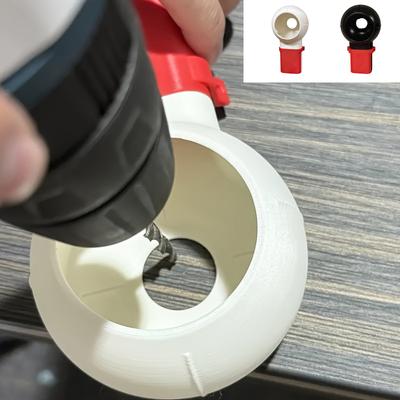 Design Ergonomicamente Eficiente da Broca com Bico Rotativo Caixa de Coleta de Pó