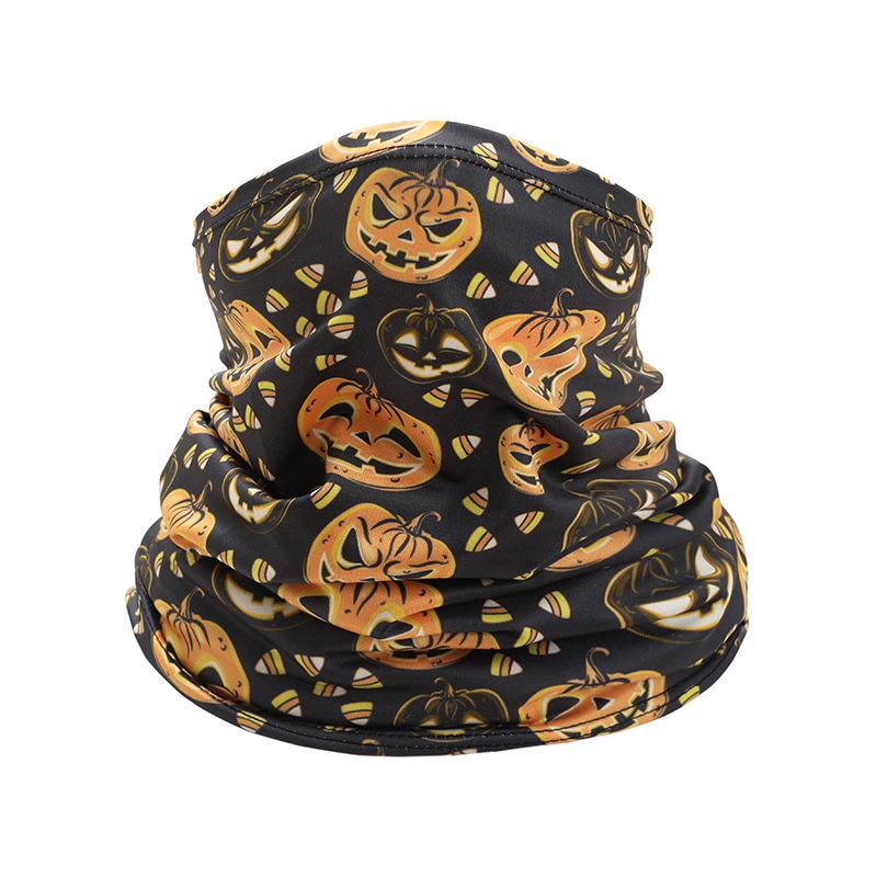 Dětský letní kreslený nákrčník z ledového hedvábí - UV ochrana a multifunkční šátek na hlavu pro cyklistiku